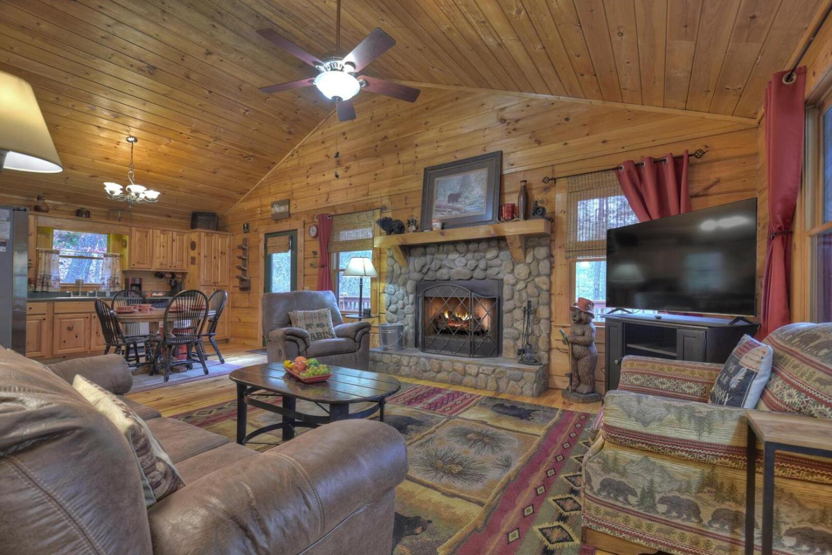 Papa Bear'S Den Villa Cherry Log Exterior photo