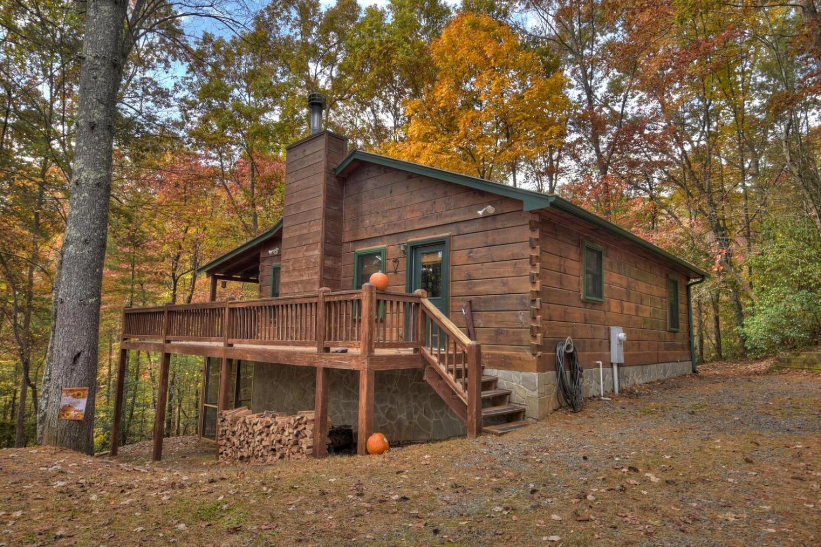 Papa Bear'S Den Villa Cherry Log Exterior photo