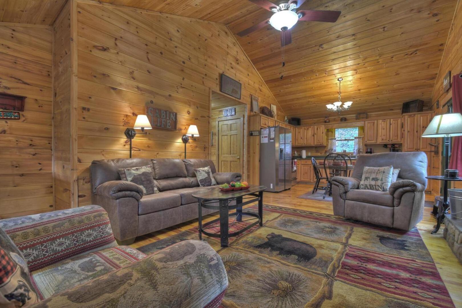 Papa Bear'S Den Villa Cherry Log Exterior photo
